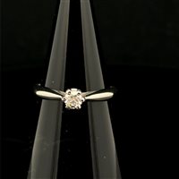 Ring Woman Solitario in Gold Diamante Cianfrone Gioielli ANOR-91-198